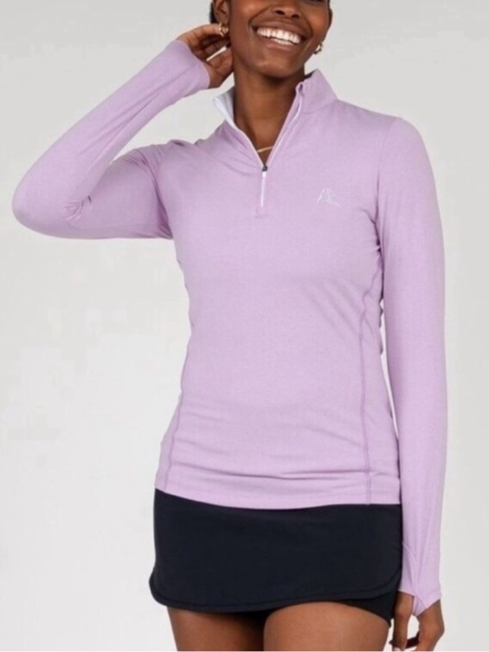 Rhoback The Petunia Women's Performance Quarter Zip Pullover | MEDIUM